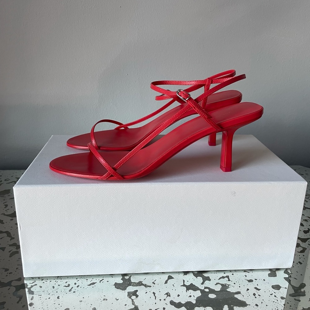 The Row Bare Sandals in Bright Red SZ 40 NIB